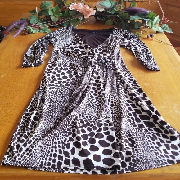 Laundry by Shelli Segal Leopard Dress - Picture 3 of 6